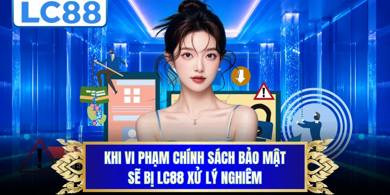 Khi vi phạm chính sách bảo mật sẽ bị LC88 xử lý nghiêm 